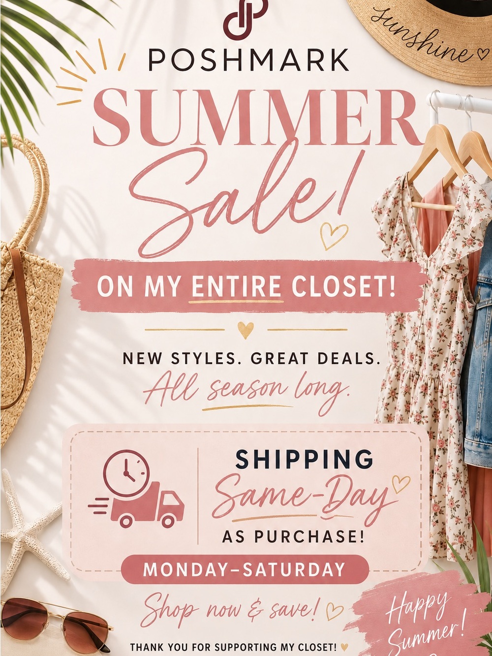Poshmark Summer Sale